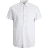 Jack & Jones Erkek Gömlek 12220136 Jjesummer Shırt S/s S23 Sn - White