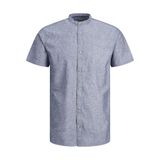 JACK & JONES Erkek Gömlek Comfort Fit Gömlek, Faded Denim, M