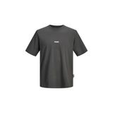 Jack & Jones Erkek Gri Kısa Kollu Tişört XL Beden JCOCLUB SMALL FRONT PRINT Modeli