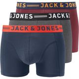 Jack & Jones Erkek Günlük Boxer Külot, Bordo, M
