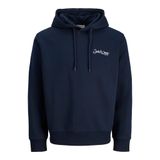 JACK & JONES Erkek Hoodie JJYUKI ÖN Sweat Hoodie, sky captain, S
