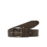 JACK & JONES Erkek Jacpaul Deri Kemer Noos Kemer, Gri (Castlerock), 90