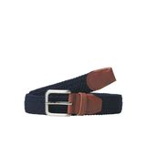 JACK & JONES Erkek Jacspring dokuma kemer Noos kemer Blau (Navy Blazer Navy Blazer) 80