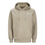 JACK & JONES Erkek Jcoaero Sweat Hood kapüşonlu kazak, Silver Sage, S