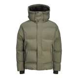 JACK & JONES Erkek JCOALPHA PUFFER SN Mont Ceket, Dusty Olive, XXL