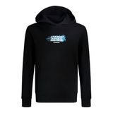 JACK & JONES Erkek Jcocondor Sweat Hood FST Jnr, Siyah, 140