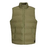Jack & Jones Erkek JCOELEMENTS PU BODYWARMER Yelek, Yağ Yeşili, XL