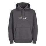 JACK & JONES Erkek Jcolima Logo Sweat Hood Bf Kapüşonlu Kazak, Pavement, XL