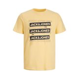 JACK & JONES Erkek Jcospirit Logo Tee Ss bisiklet yaka tişört, sarı (Pale Banana), L