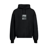 JACK & JONES Erkek Jcoterrain Sweat Hood FST kapüşonlu kazak, Siyah, XL