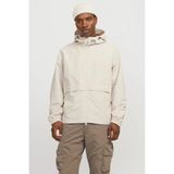 Jack & Jones Erkek Jcounıon Kapüşonlu Fermuarlı Ceket 12274049 Taş - XL