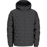 Jack & Jones Erkek Jcowın Kapüşonlu Rüzgar Geçirmez Kapitone Mont 12250429 Asfalt - 2XL