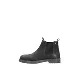 JACK & JONES Erkek Jfwleyton Leather Pirate Black Çizme Gri Size: 44 EU