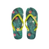 JACK & JONES Erkek JFWPALM PRINT FLIP FLOP Terlik Sarı 40/41