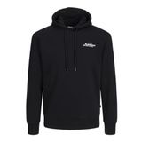 JACK & JONES Erkek Jjbeau Sweat Hood, Siyah, S