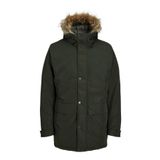 JACK & JONES Erkek Jjchamp Ceket Fur Parka, Rosin, XXL