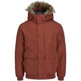 Jack & Jones Erkek Jjchamp Kapüşonlu Mont 12236822 Tarçın - 2XL
