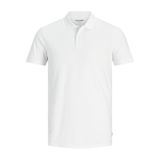 JACK & JONES Erkek JJEBASIC POLO SS NOOS Tişört, White Detail:SLIM FIT, M