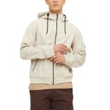 JACK & JONES Erkek Jjebasic Softshell Hood Noos ceket, Moonbeam, XL