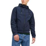 JACK & JONES Erkek Jjebasic Softshell Hood Noos ceket, Siyah, L