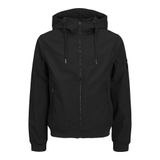 JACK & JONES Erkek Jjebasic Softshell Hood Noos ceket, Siyah, XXL
