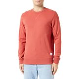 JACK & JONES Erkek JJEBASIC SWEAT CREW NECK NOOS Sweatshirt, Bordo, XXL