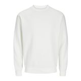 JACK & JONES Erkek Jjebradley Sweat Crew Noos, Cloud Dancer., M