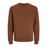 JACK & JONES Erkek Jjebradley Sweat Crew Noos Sweatshirt, Mocha Bisque, XL