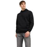 JACK & JONES Erkek Jjebradley Sweat Hood Noos kapüşonlu kazak, Siyah, M