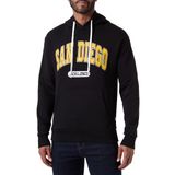 JACK & JONES Erkek Jjebradley Varsity Sweat Hood Styd kapüşonlu kazak, Siyah, XL