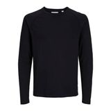 JACK & JONES Erkek Jjebreeze Knit Crew Neck Sn örgü kazak, Siyah, XXL