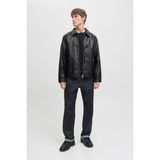 Jack & Jones Erkek Jjecasablanca Deri Ceket 12278839 Siyah - M