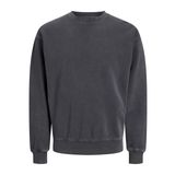 JACK & JONES Erkek Jjecharge Faded Sweat Crew Neck Noos Sweatshirt, castlerock, M