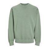 JACK & JONES Erkek Jjecharge Faded Sweat Crew Neck Noos Sweatshirt, Iceberg Green., M