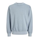 JACK & JONES Erkek Jjecharge Faded Sweat Crew Neck Noos Sweatshirt, Mavi (Chambray Blue), M