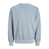 JACK & JONES Erkek Jjecharge Faded Sweat Crew Neck Noos Sweatshirt, Mavi (Chambray Blue), XL