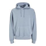 JACK & JONES Erkek Jjecharge Faded Sweat Hood Noos kapüşonlu kazak, Mavi (Chambray Blue), M