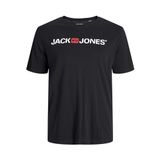 JACK & JONES Erkek JJECORP LOGO TEE SS CREW NECK NOOS PLS Tişört, Black, EU5XL US3XL