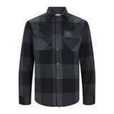 JACK & JONES Erkek Jjedarren Buffalo Overshirt Ls Noos Kumaş Pantolon, Asfalt, S