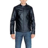JACK & JONES Erkek Jjedylan Clean Pu Jacket Noos motorcu ceketi, Siyah, XL