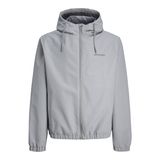 JACK & JONES Erkek Jjelegacy Light Jacket Hood Noos kısa ceket, Gri (Ultimate Grey), M