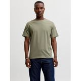 JACK & JONES Erkek Jjeorganic Basic Tee Ss O-Neck Noos T-Shirt, Vetiver., XL