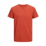 JACK & JONES Erkek Jjeorganic Melange Tee Ss O-Neck Noos T-Shirt