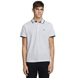Jack & Jones Erkek Jjepaulos Polo Ss Noos Polo Tişört Beyaz XXL