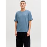 JACK & JONES Erkek Jjepaulos Tee Ss Crew Neck Noos ceket, Mavi (Blue Mirage), S