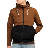 JACK & JONES Erkek Jjerush Hood Bomber Noos Bomber Ceket, Monks bornoz., S
