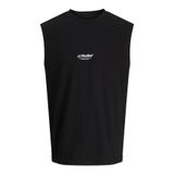 JACK & JONES Erkek Jjesoho Kolsuz Tişört Sn, Siyah, M