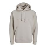 JACK & JONES Erkek Jjestar Jj Sweat Hood Noos kapüşonlu kazak, Moonbeam, XXL