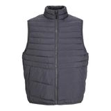 JACK & JONES Erkek Jjestate Packable Bw Collar Noos kapitone yelek, Asfalt, S