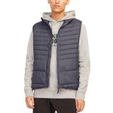 JACK & JONES Erkek Jjestate Packable Bw Collar Noos kapitone yelek, Asfalt, XL